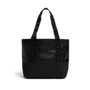 40L tote bag in Sitka Black with top handles, front logo, and zipper pockets