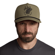 Elk Sketch Retro 5 Panel Snapback