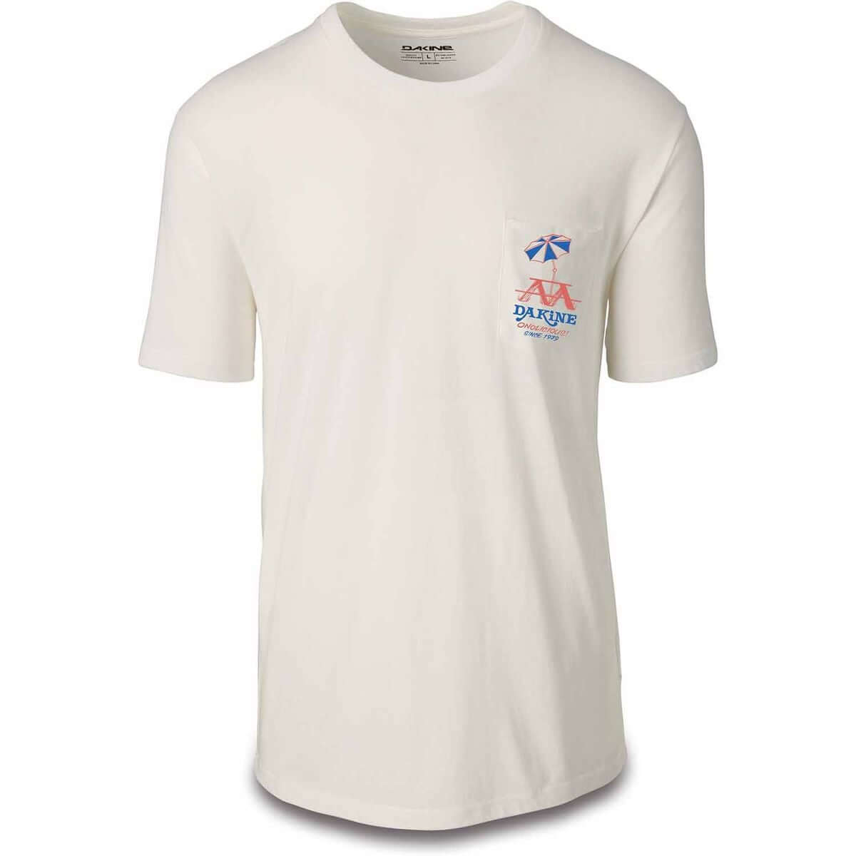 Men's Off-White t-shirt with blue chest logo graphic and crew neck