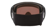 Large snow goggles with black frame and brown mirrored lens
