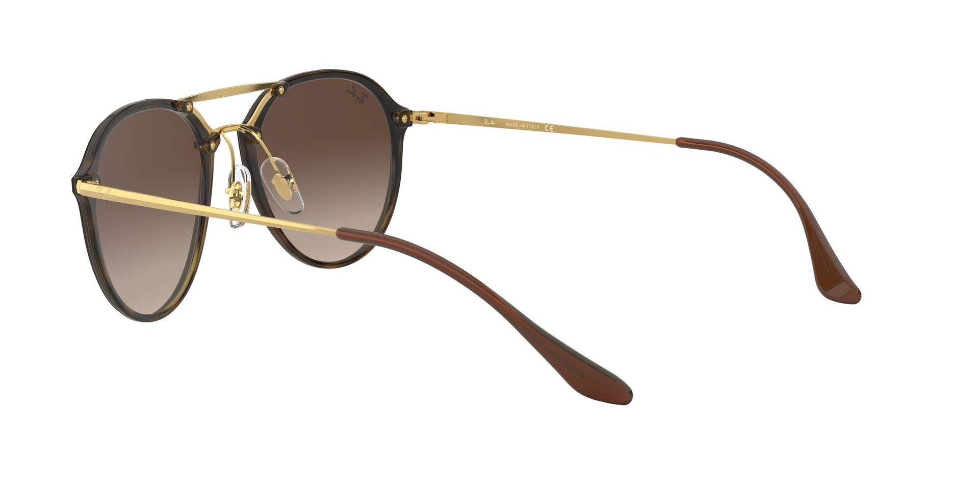 Ray-Ban Blaze Double Bridge RB4292N Sunglasses - Light Havana/Brown Gradient Dark Brown / 62 mm - 8053672837865 - Additional Image 5
