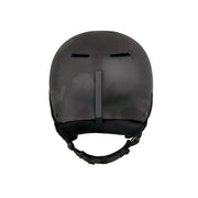 Black camo ski snow helmet top view with vent openings