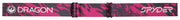 Snow goggles strap with pink DRAGON graphic and TP2 design
