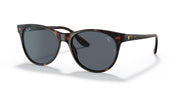 Ray-Ban RB2202M Sunglasses - Havana/Blue / 55 mm - 8056597581646