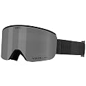 Giro Axis snow goggles, compact side view with smoke gray lens and black strap