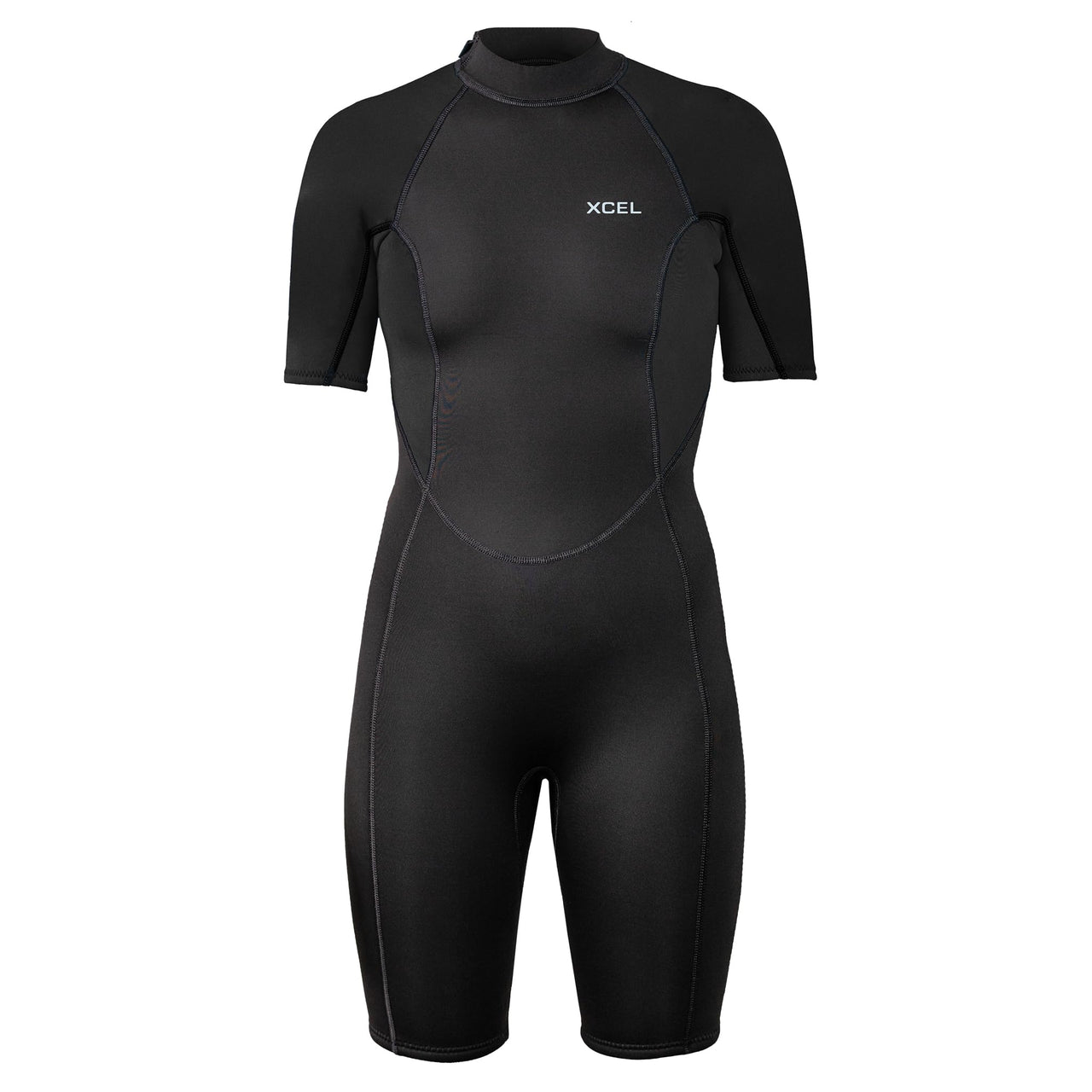 XCEL Womens Axis 2mm Short Sleeve Springsuit - Black / 6