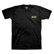 REEF Men's Poncho Short Sleeve T-Shirt - Caviar