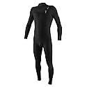 O'Neill Hyperfreak 3/2+mm Chest Zip Fullsuit - A00-Black-Black / Medium Tall