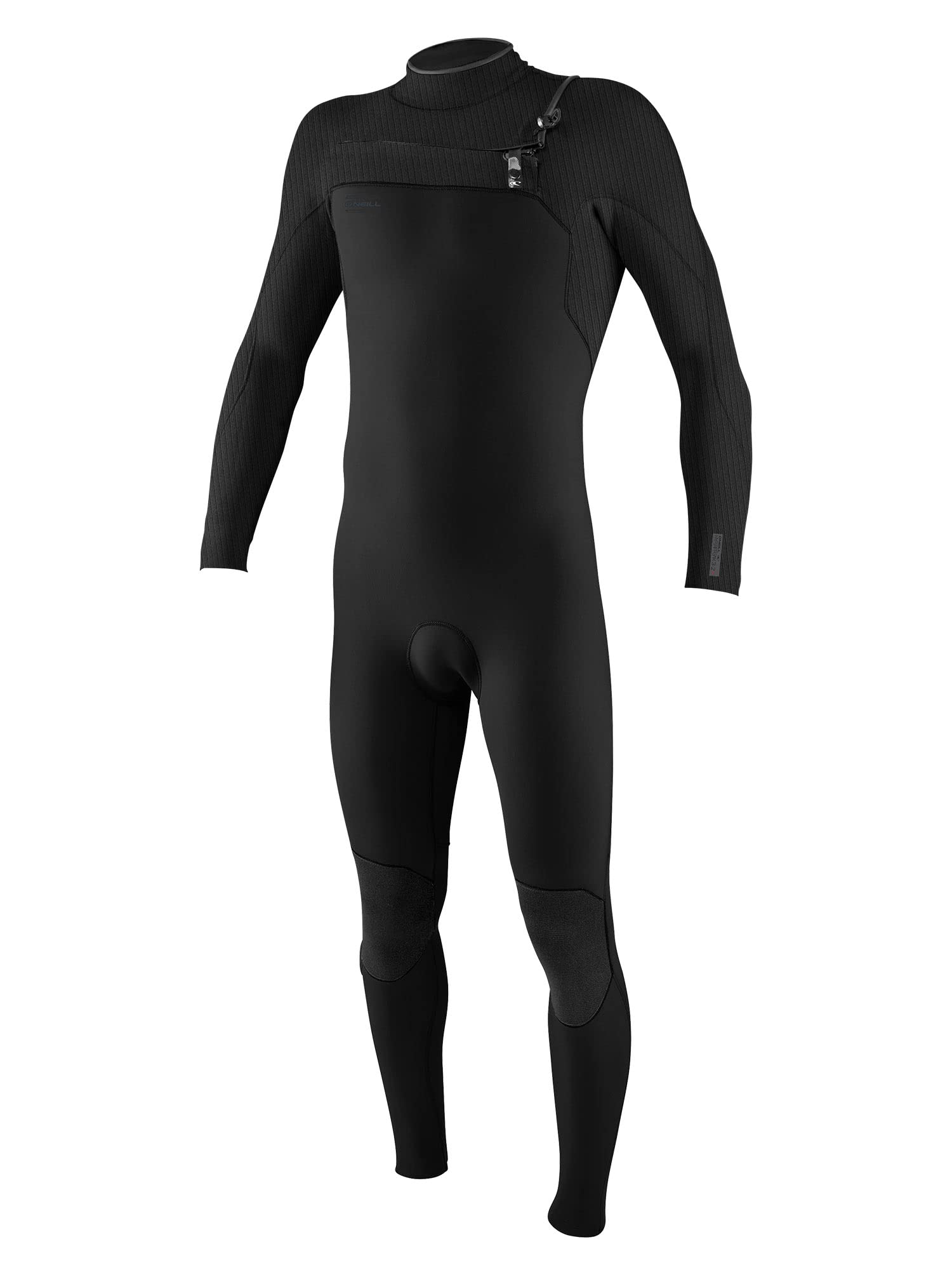 O'Neill Hyperfreak 3/2+mm Chest Zip Fullsuit - A00-Black-Black / Medium Tall