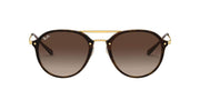 Ray-Ban Blaze Double Bridge RB4292N Sunglasses - Light Havana/Brown Gradient Dark Brown / 62 mm - 8053672837865 - Additional Image 1