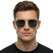 Ray-Ban Aviator RB3724D Sunglasses - Gold/Dark Green / 59 mm - 8056597945288 - Additional Image 1