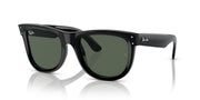 Ray-Ban Wayfarer Reverse RBR0502S Sunglasses - Black/Dark Green / 53 mm - 8056597918824