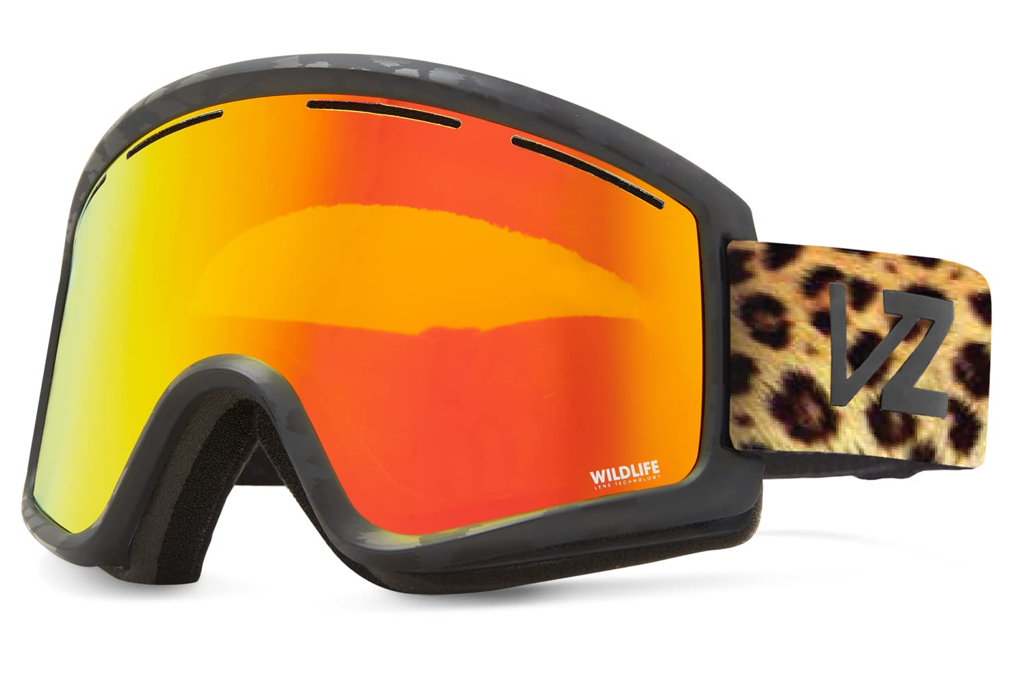VonZipper Cleaver Chrome Lense Sunglasses - Black/Fire Chrome Lense / One Size - X00320X0IP