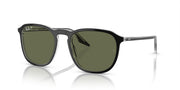 Ray-Ban RB2203 Sunglasses - Black on Transparent/Green Polarized / 52 mm - 8056597936538
