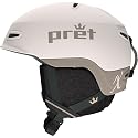 Pret Sol Protection Ultra-Lightweight ACT Construction Chalk Snow Helmet