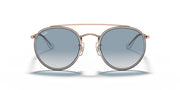Ray-Ban Double Bridge RB3647N Sunglasses - Copper/Clear Gradient Blue / 51 mm - 8053672834321