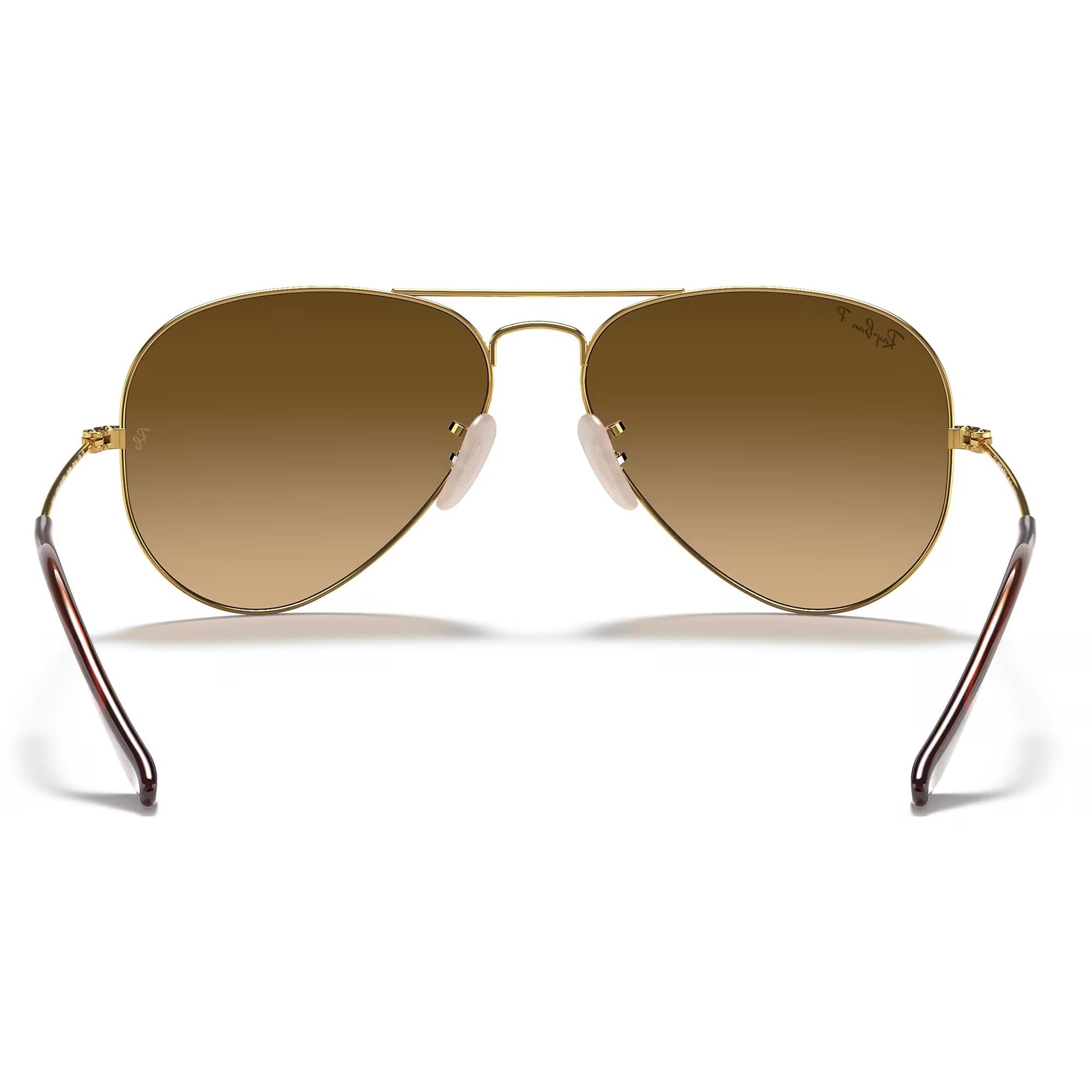 Ray-Ban Aviator RB3025 Sunglasses - Gold/Polarized Brown Gradient / 58 mm - 805289441557 - Additional Image 3