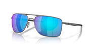 Oakley Gauge Sunglasses - Matte Gunmetal/Prizm Sapphire Iridium Polarized / 62 - 888392271389