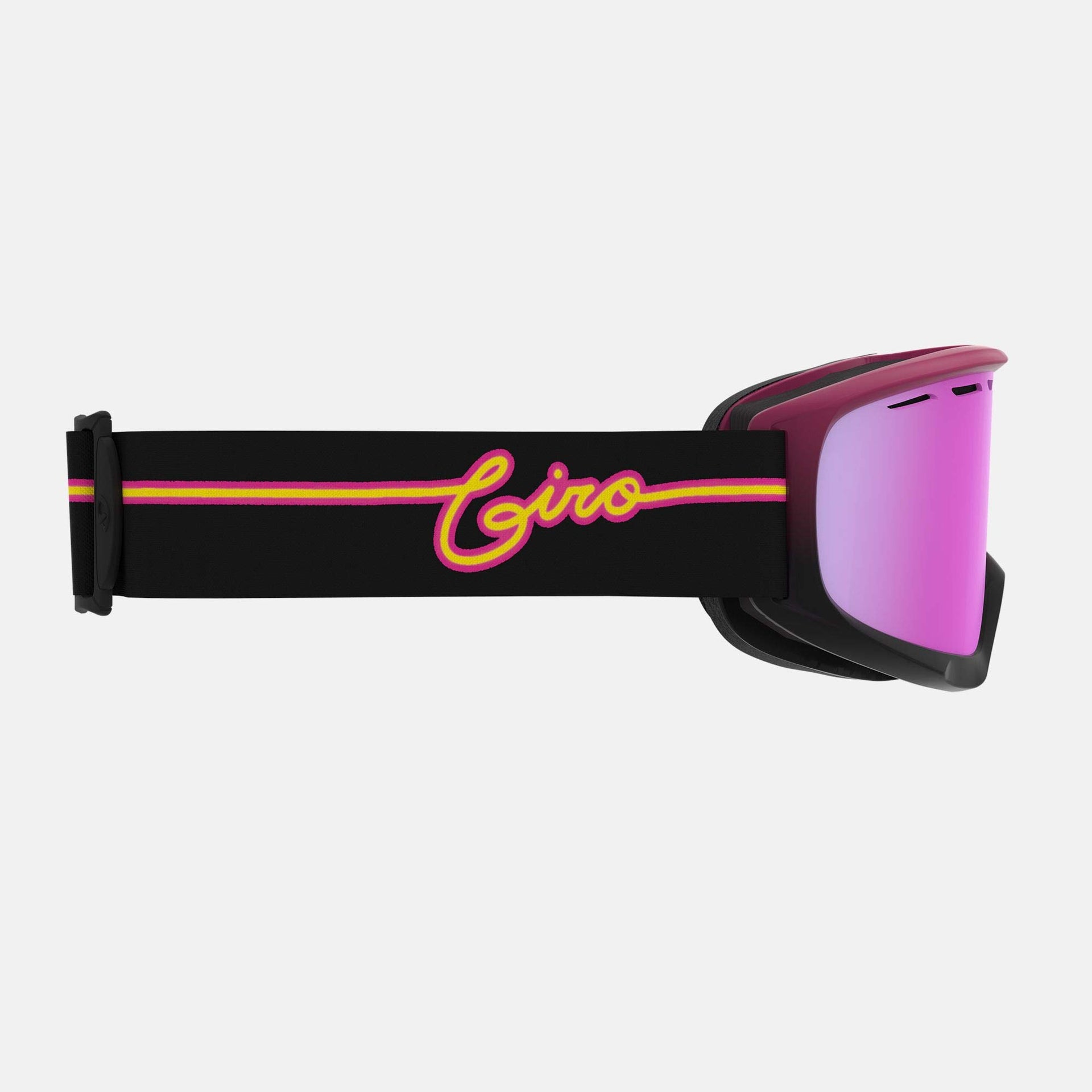 Giro Index OTG Adult Snow Goggles - Pink Neon Lights Strap with VIVID Pink Lens (2021) — image 3