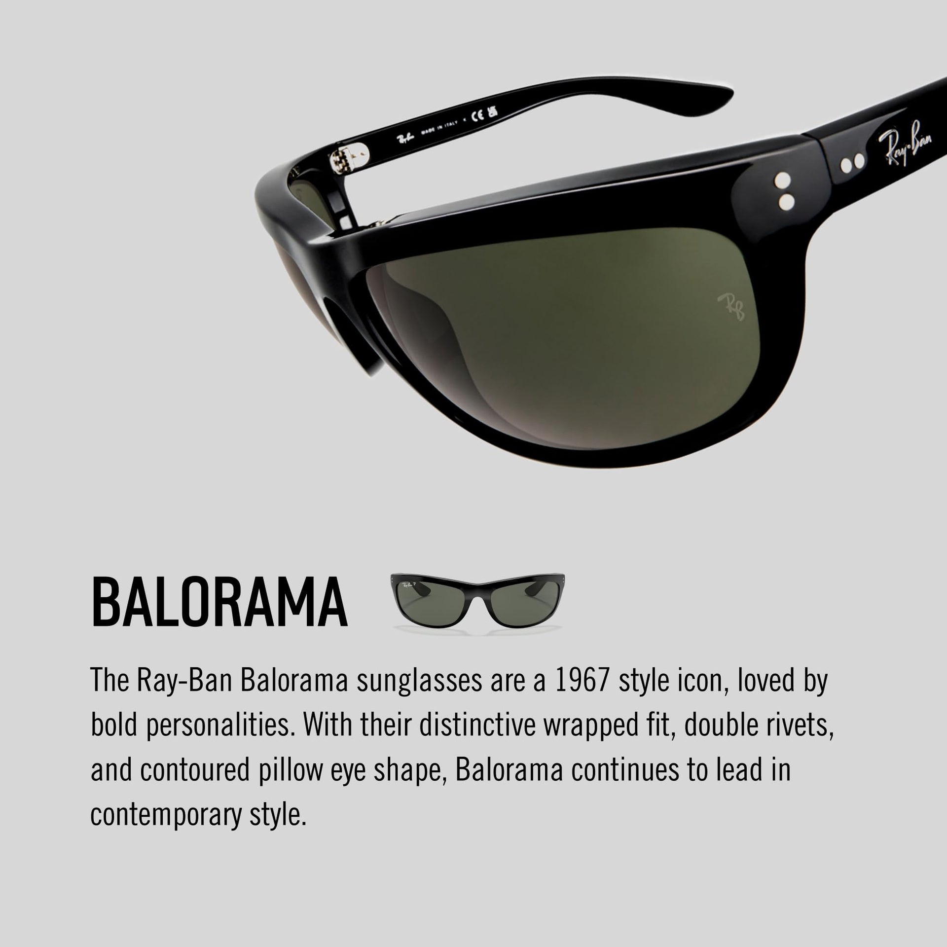 Ray-Ban Balorama RB4089 Sunglasses - Opal Light Brown/Clear Gradient Brown / 62 mm - 8056262282809 - Additional Image 4