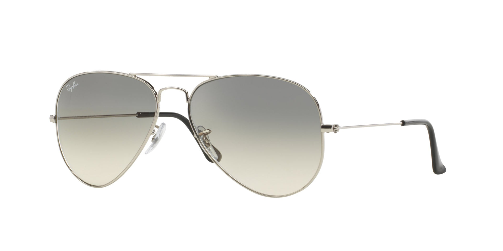 Ray-Ban Aviator RB3025 Sunglasses - Silver/Grey Gradient / 58 mm - 805289101178 - Additional Image 2