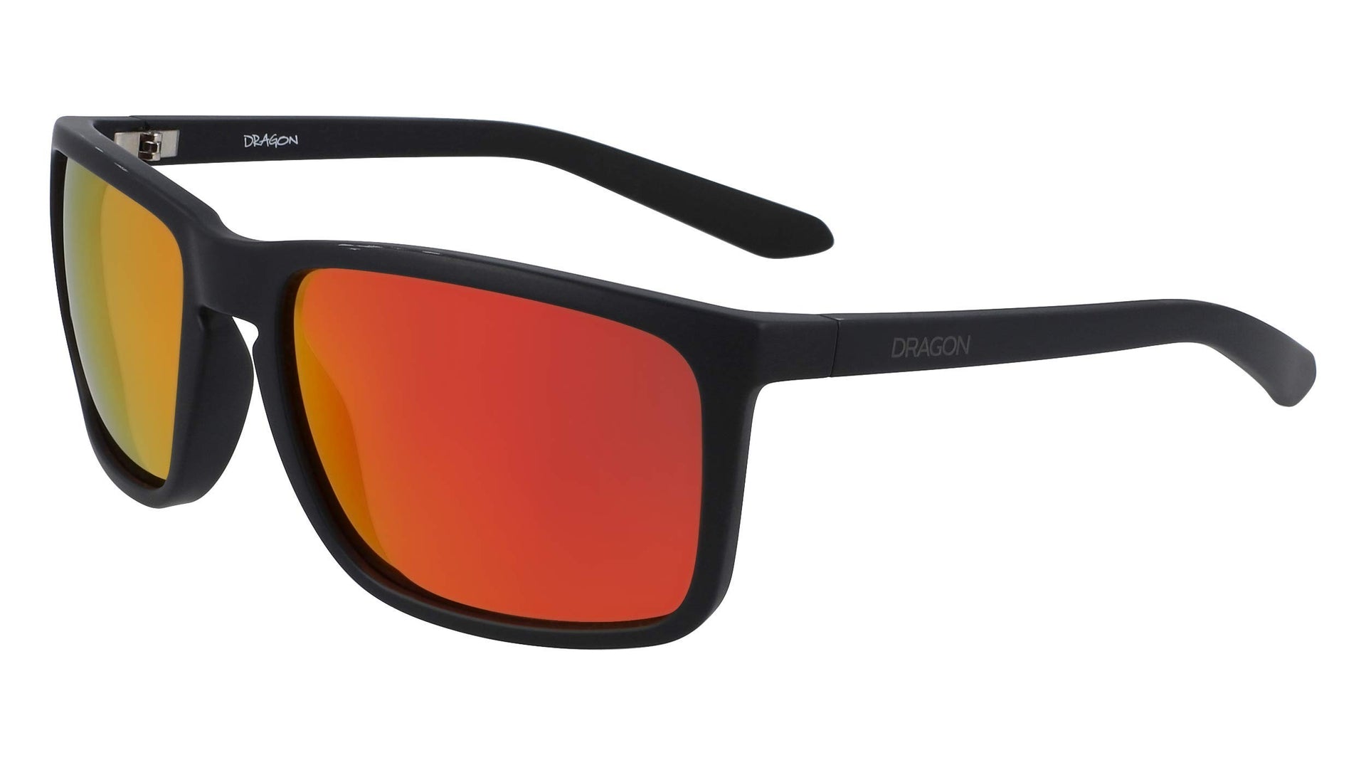 Dragon Alliance Melee XL Sunglasses - Matte Black/Orange Ion / 61 mm - X002WH52EJ