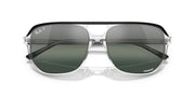 Ray-Ban Bill One RB2205 Sunglasses - Black on Transparent/Clear Gradient Dark Blue Polarized / 60 mm - 8056597965507 - Additional Image 5
