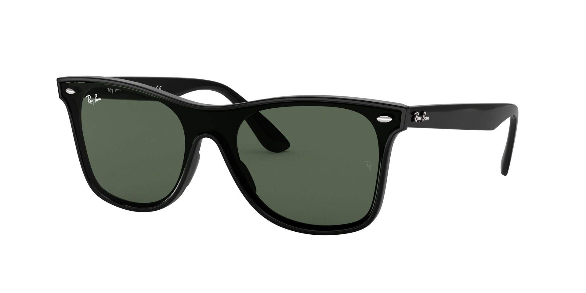 Ray-Ban Blaze Wayfarer RB4440N Sunglasses - Black/Dark Green / 41 mm - 8053672919059 - Additional Image 2