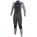 O'Neill Women's Epic 3/2mm Back Zip Fullsuit - Graphite/Desert Bloom/Drift Blue / 4