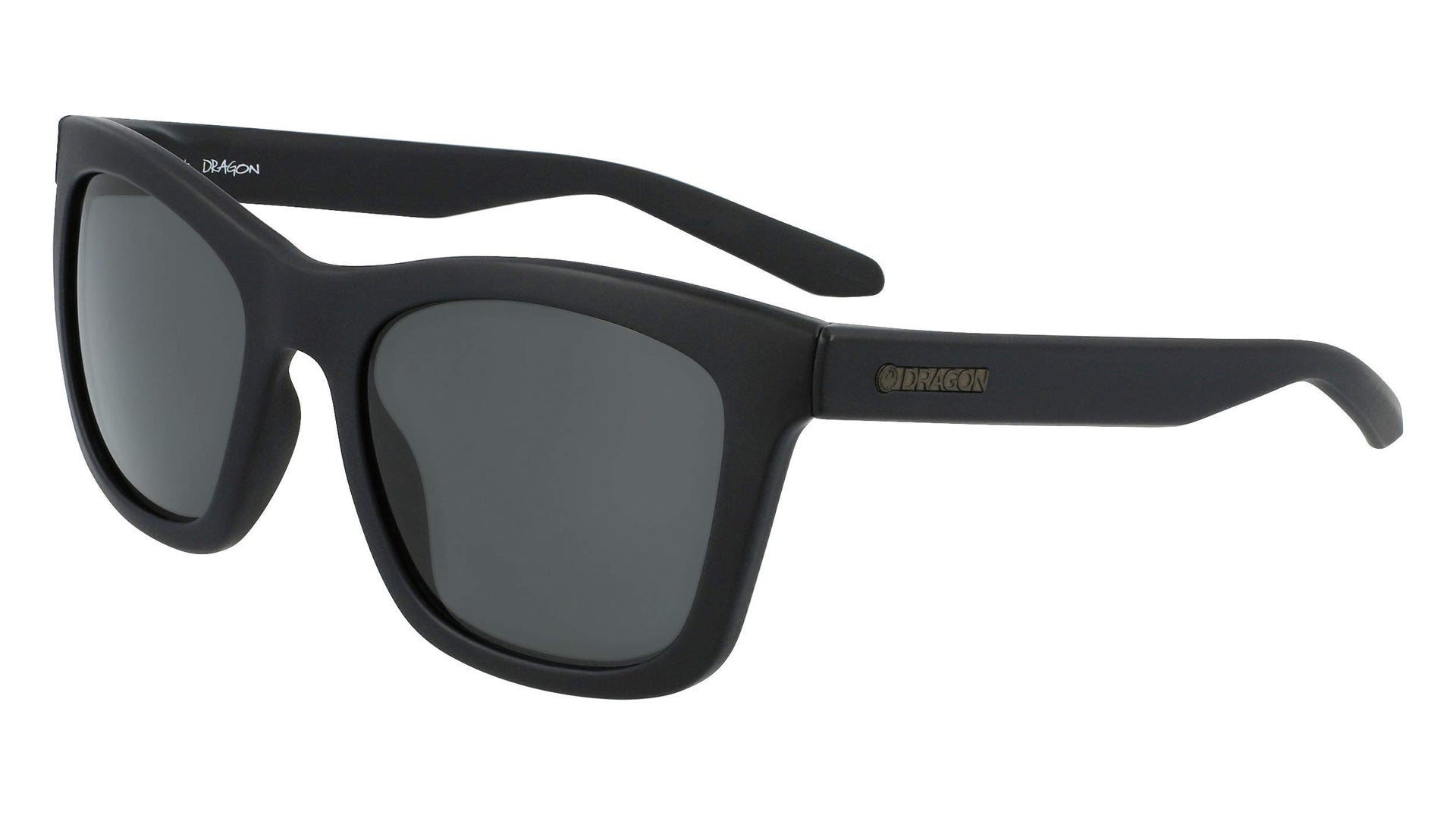 Dragon Alliance DR ARIA LL-002 Dragon DR ARIA Square Sunglasses - Matte Black / Ll Smoke / 54-20-140 - 886895477765