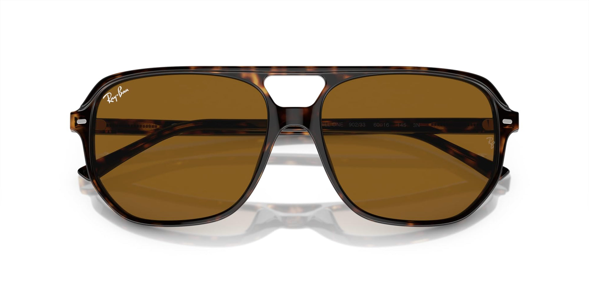 Ray-Ban Bill One RB2205 Sunglasses - Havana/Brown / 57 mm - 8056597936248 - Additional Image 4