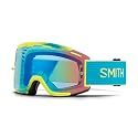 Smith Squad snow goggles with colorful frame and reflective lens, foam seal