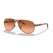 Oakley Feedback Sunglasses - Rose Gold / Brown Gradient / 59 mm - 700285863214