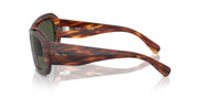 Ray-Ban Beate RB2212 Sunglasses - Striped Havana/Green / 56 mm - X0045V8E2R - Additional Image 2