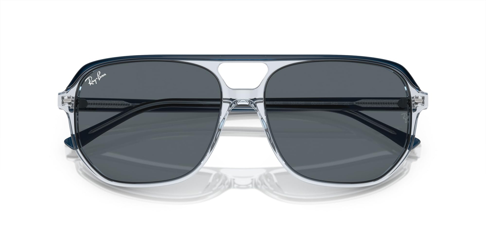 Ray-Ban Bill One RB2205 Sunglasses - Blue on Transparent Blue/Blue / 57 mm - 8056597936200 - Additional Image 4