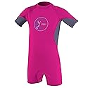 O'Neill Wetsuits Unisex Kid's Standard Toddler O'Zone Short Sleeve Spring Suit - Berry/Dusk/White / 2