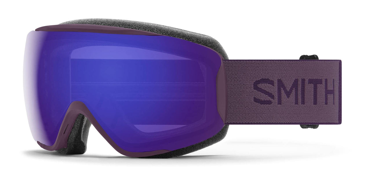 Smith Optics Moment Winter Black + ChromaPop Photochromic Red Mirror Snow Goggles
