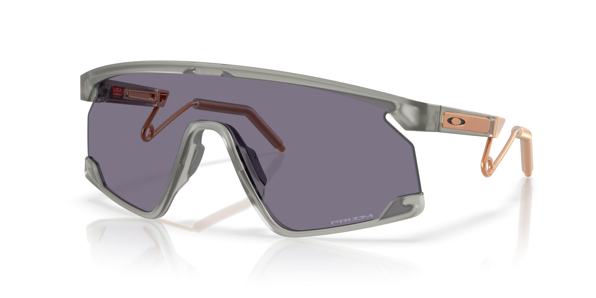 Oakley Bxtr Metal Sunglasses - Transparent Grey Ink / Large - 888392663948