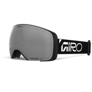 Giro snow goggles with black frame and gray mirrored lens