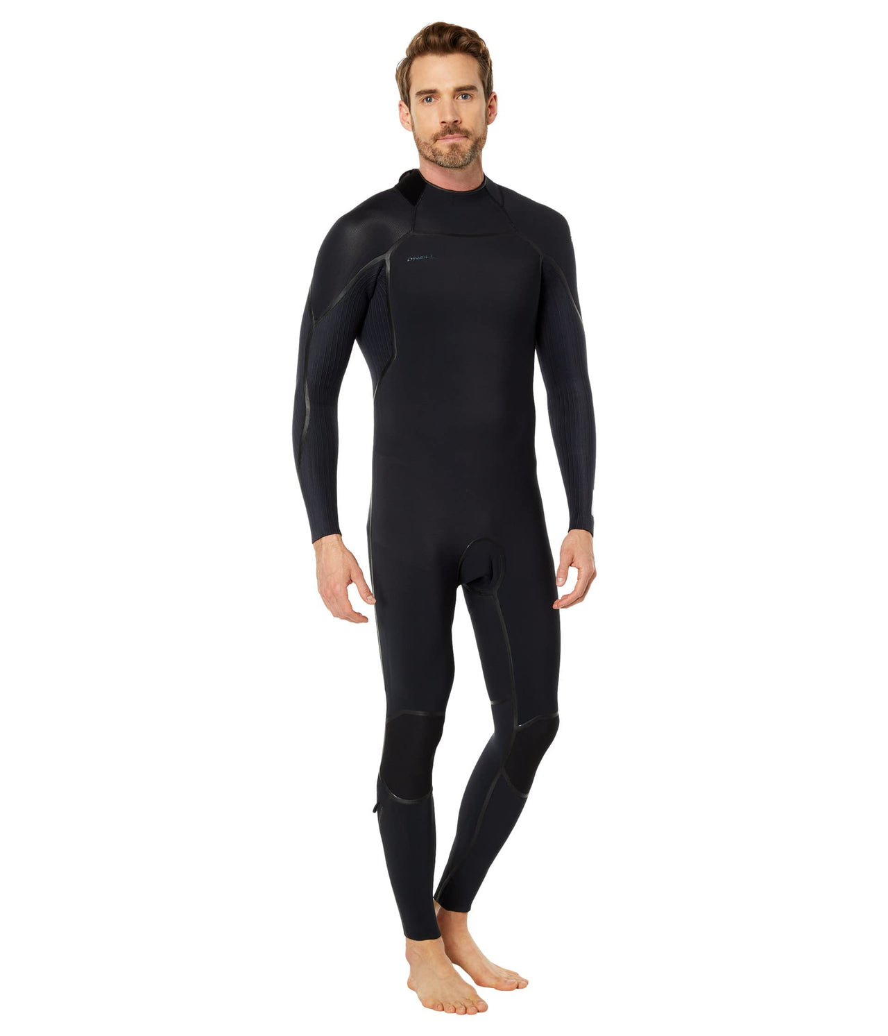 O'Neill 3/2mm Hyperfreak Fire + Back Zip Fullsuit - Black/Black / Medium Short