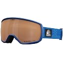 Giro Balance II snow goggles, amber lens with lapis blue strap (side view)