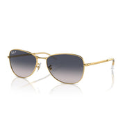 Ray-Ban RB3733 Sunglasses - Gold/Blue Gradient Polarized / 56 mm - 8056262030677