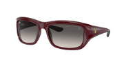 Ray-Ban RB4405M Sunglasses - Dark Red on Rubber Black/Grey Gradient / 59 mm - 8056597853736