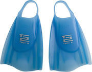 Blue swim fins, Hydro Tech 2 logo on blade, pair