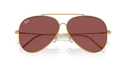 Ray-Ban Aviator Reverse RBR0101S Sunglasses - Gold/Dark Violet / 62 mm - X0045V49VH - Additional Image 4