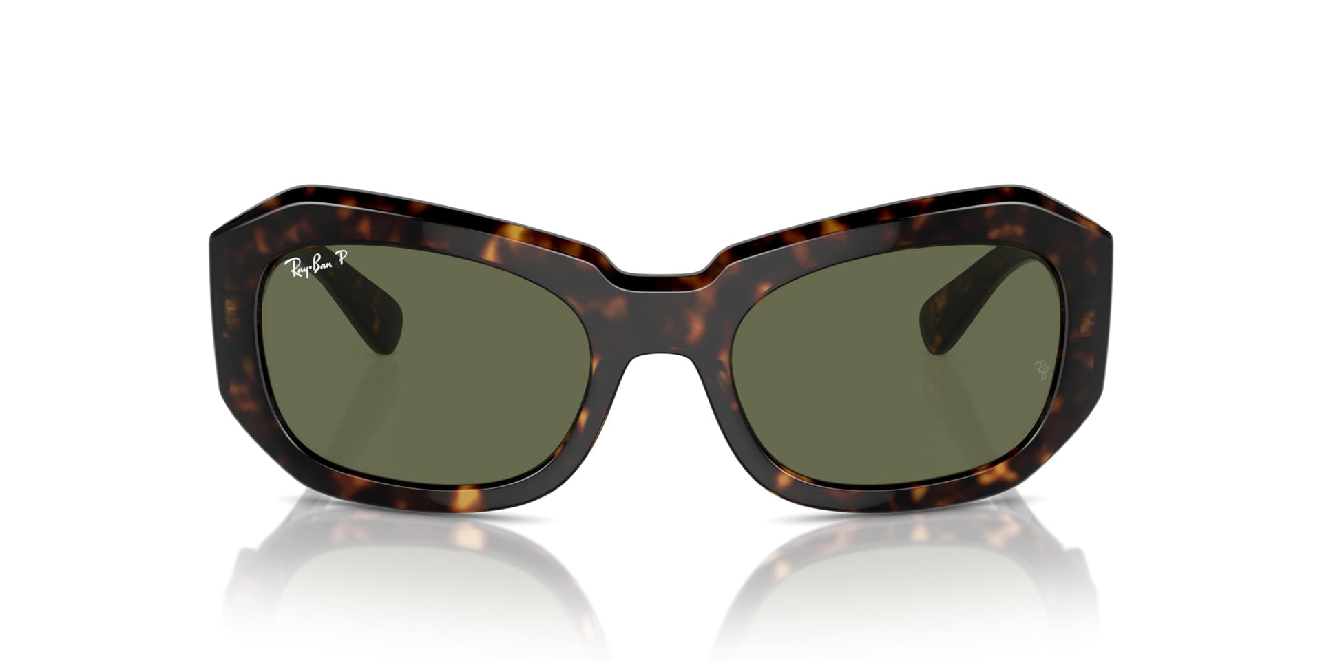 Ray-Ban Beate RB2212 Sunglasses - Havana/Polarized Green / 56 mm - X0045V892R - Additional Image 2