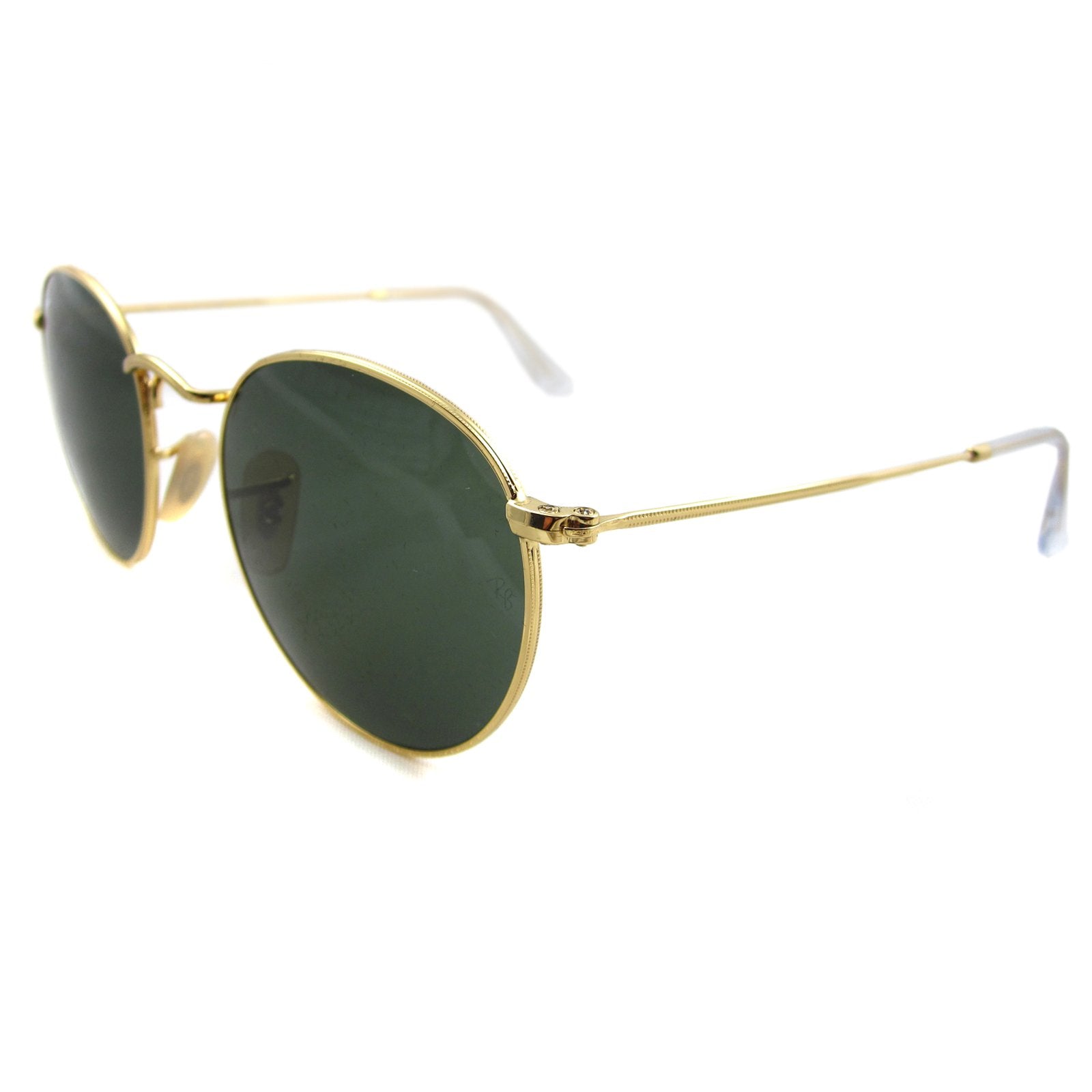 Ray-Ban Metal Glasses RB3447 Sunglasses - Gold/Crystal Green / 50 mm - 8056597142441