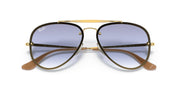 Ray-Ban Blaze Aviator RB3584N Sunglasses - Gold/Clear Gradient Light Blue / 58 mm - 8053672836981 - Additional Image 4