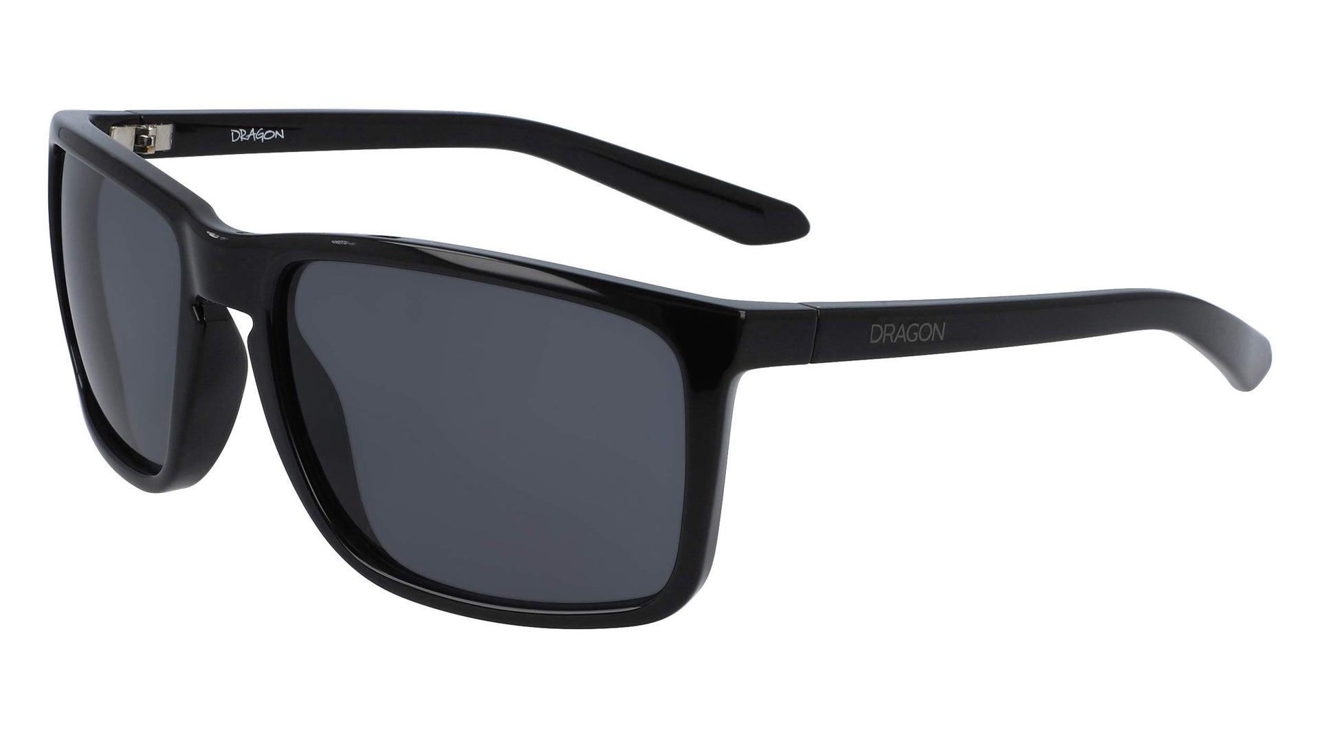 Dragon Alliance Melee XL Sunglasses - Shiny Black/Smoke / 61 mm - X002WGZ6UP