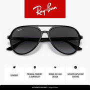 Ray-Ban Aviator RB4376 Sunglasses - Black / Grey Gradient / Large - 8056597626583 - Additional Image 2